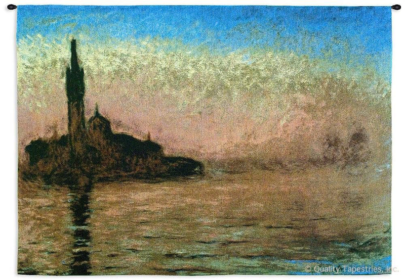 Van Gogh Evening in Venice Wall Tapestry