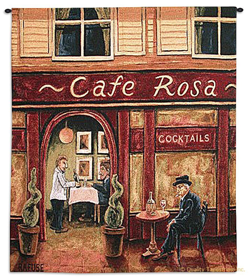 Cafe Rosa Wall Tapestry