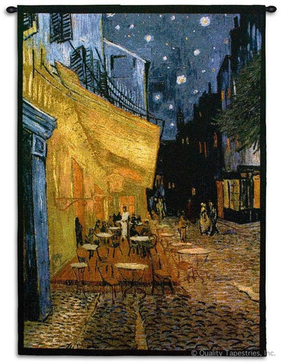 Van Gogh Cafe Terrace at Night Wall Tapestry