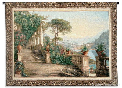 Lodge at Lake Como Wall Tapestry