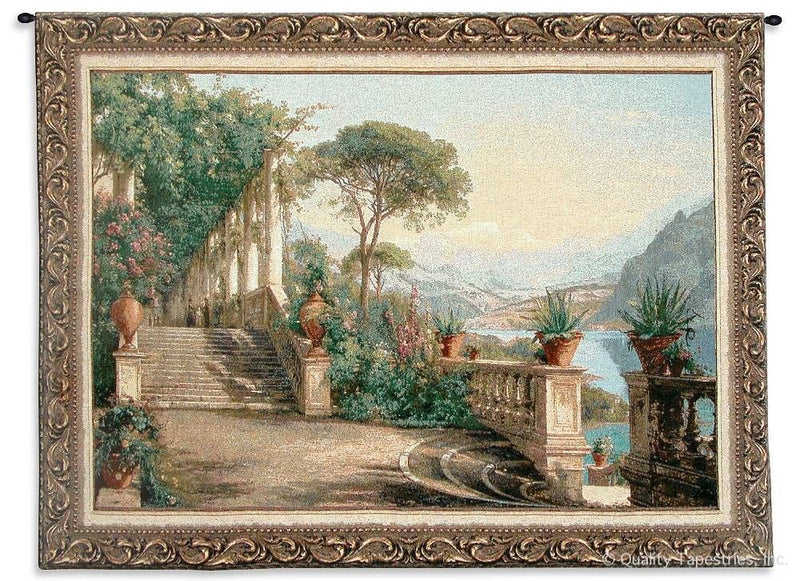 Lodge at Lake Como Wall Tapestry