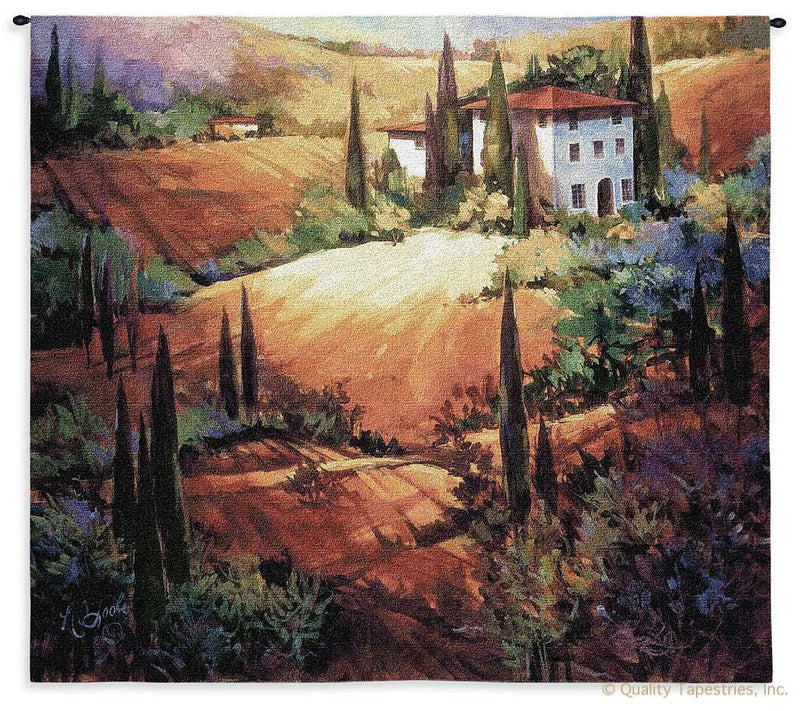 Tuscan Morning Light Wall Tapestry