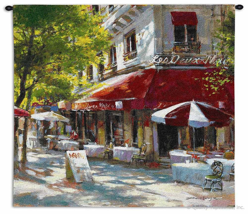 Corner Cafe II Wall Tapestry