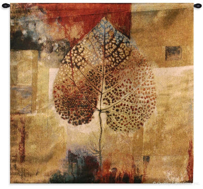 Abstract Autumn Leaf Wall Tapestry