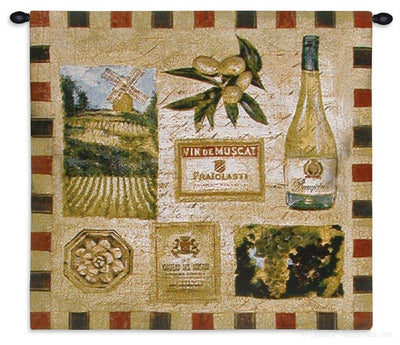 From the Wine Land II Wall Tapestry