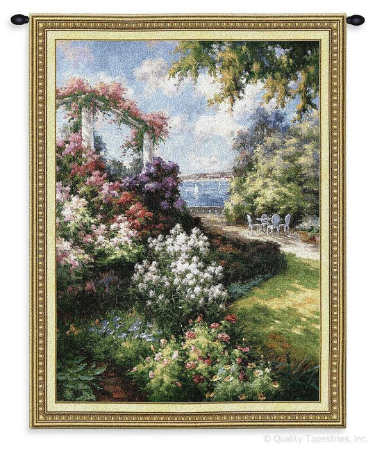 Morning Retreat Garden Wall Tapestry