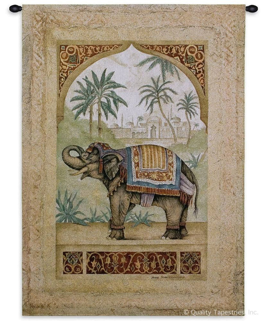 Royal Indian Elephant II Wall Tapestry