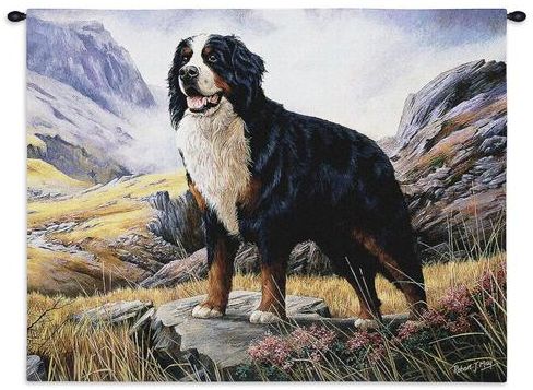 Bernese Mountain Dog Wall Tapestry