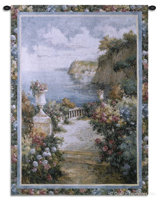 Seaside Garden Wall Tapestry