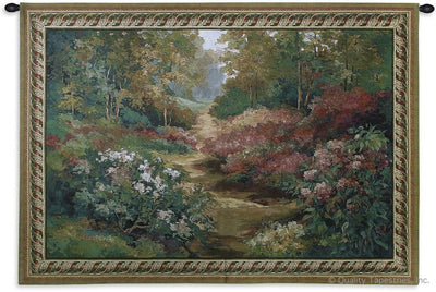 Along the Garden Path Wall Tapestry