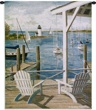 Lighthouse View Wall Tapestry