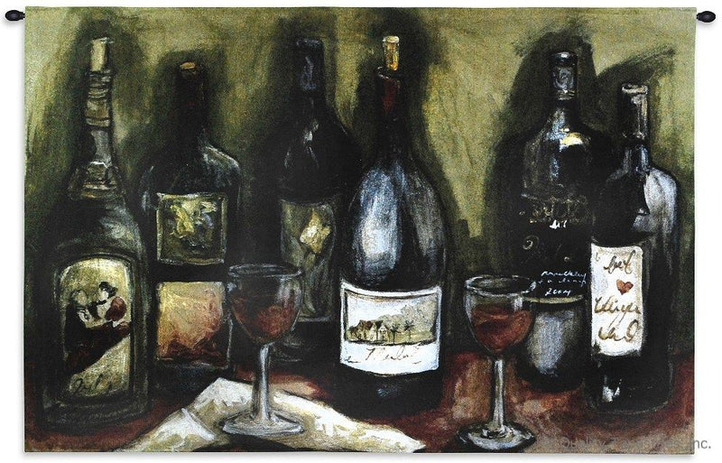 Wine Still Life Wall Tapestry