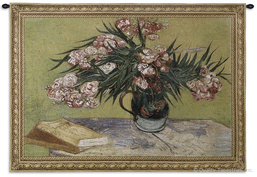 Van Gogh Oleanders Wall Tapestry