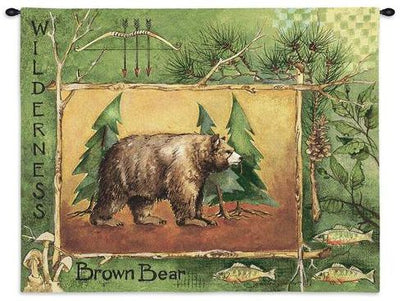 Brown Bear Wall Tapestry