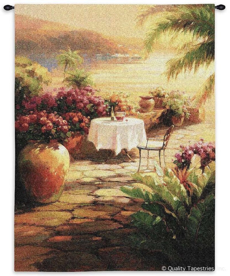 Courtyard View II Wall Tapestry