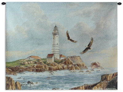 Boston Lighthouse Wall Tapestry