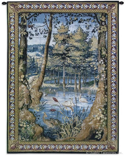 Verdure With Animals Wall Tapestry