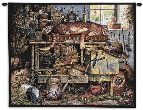 Remington The Gardener Wall Tapestry