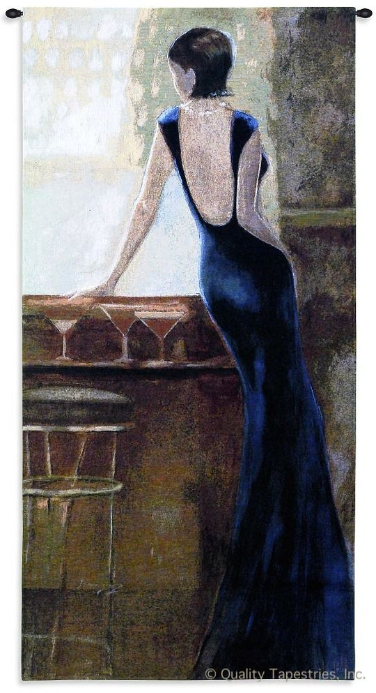 Woman in Long Dress Wall Tapestry