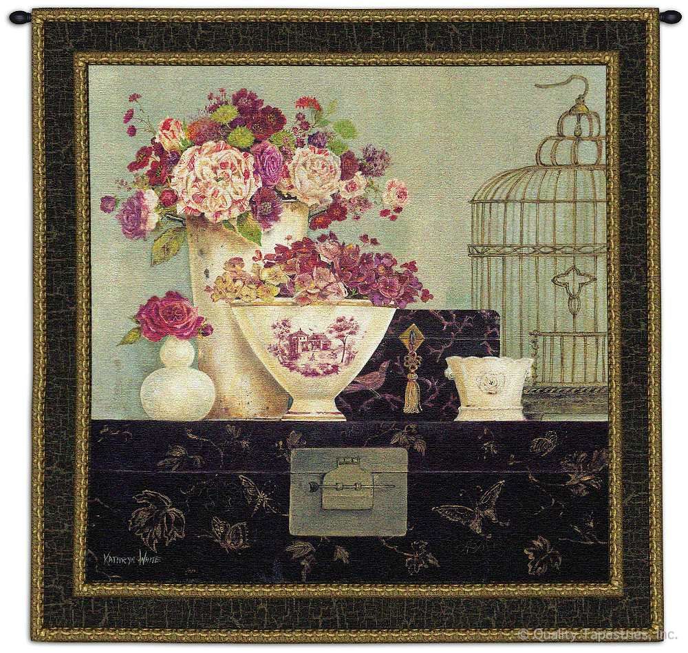 Butterfly Blossoms Wall Tapestry