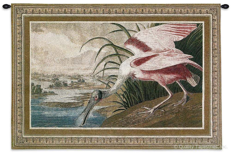 Spoonbill Pelican Wall Tapestry