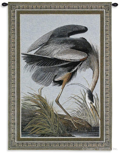 Blue Heron Wall Tapestry
