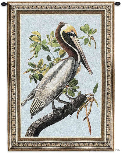 Brown Pelican Wall Tapestry