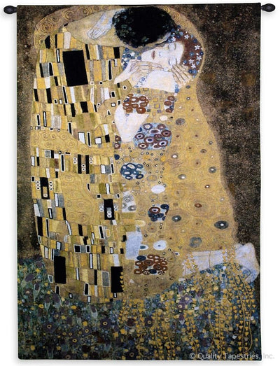 Gustav Klimt The Kiss Wall Tapestry
