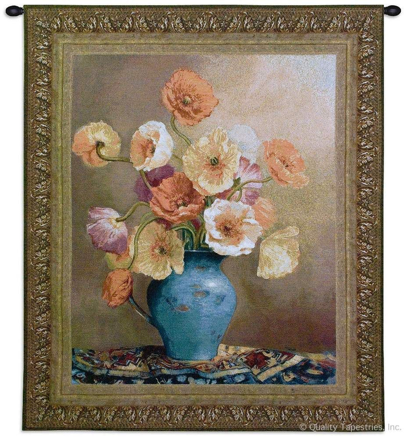 Poetic Poppies Wall Tapestry