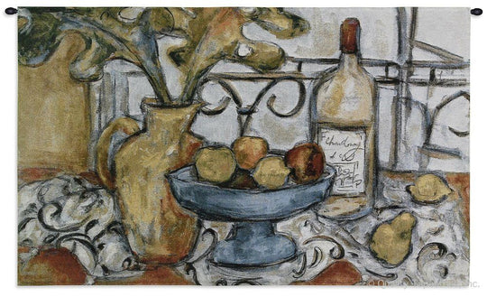 Still Life With Black & White Wall Tapestry