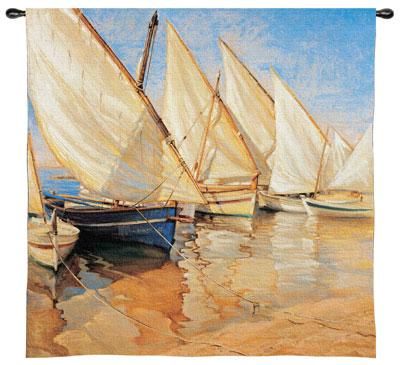 White Sails I Wall Tapestry