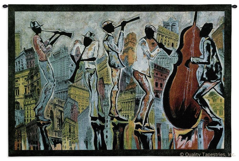 Jazz Reflections Wall Tapestry