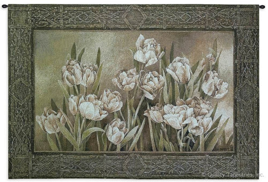 Silent Tulips Wall Tapestry