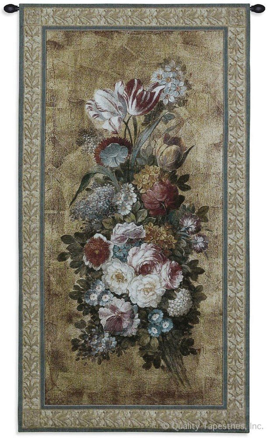 Floral Reflections II Wall Tapestry