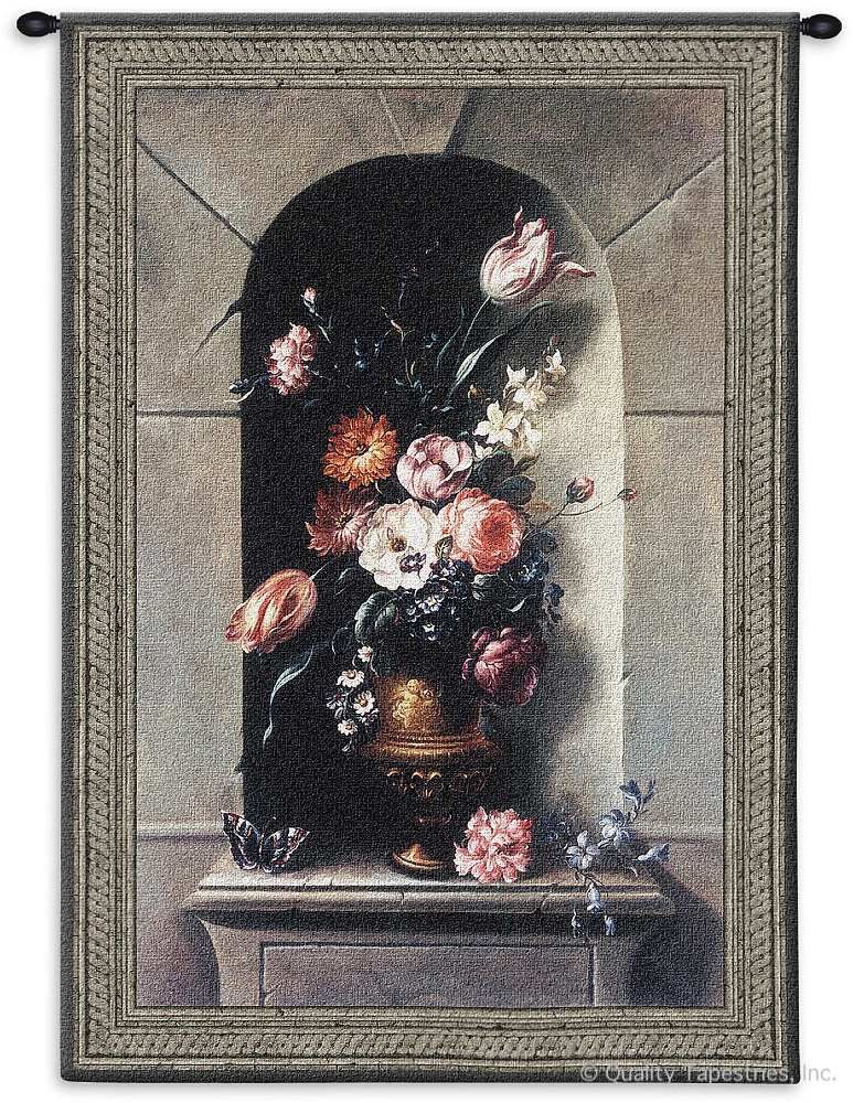 Flowers of Antiquity II Wall Tapestry