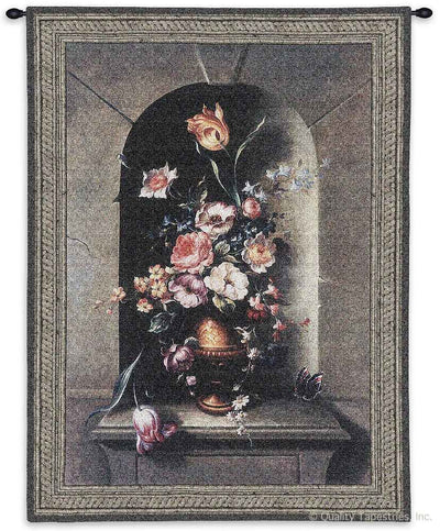 Flowers of Antiquity I Wall Tapestry