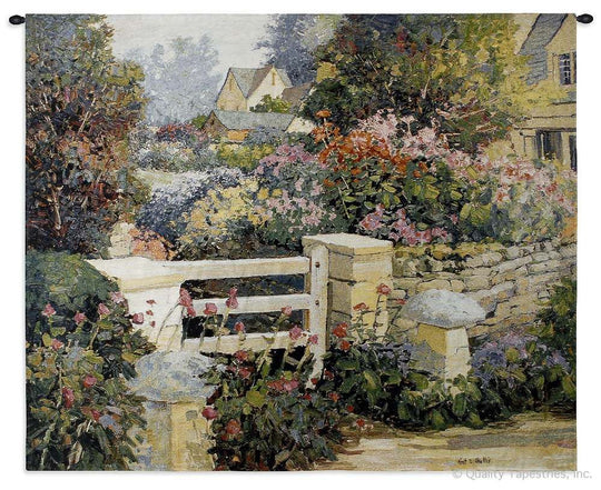 The English Gate Garden Wall Tapestry