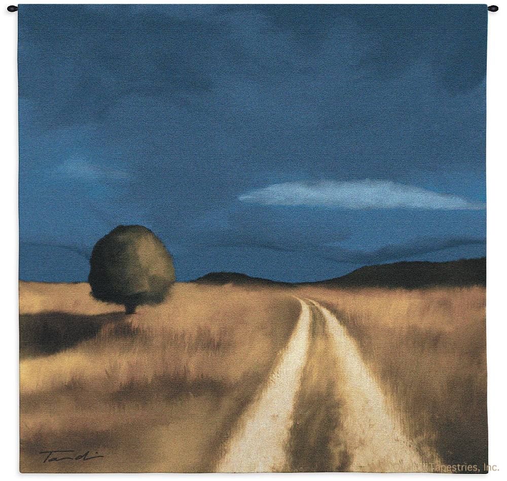 Dirt Road Landscape Wall Tapestry