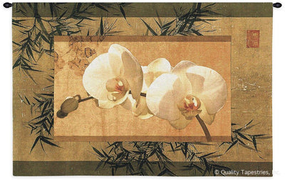 Bamboo And Orchids I Wall Tapestry