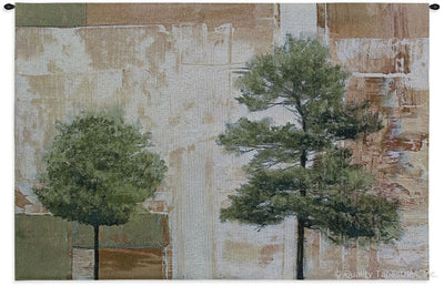 Parchment Trees Wall Tapestry