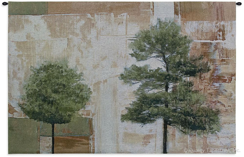 Parchment Trees Wall Tapestry