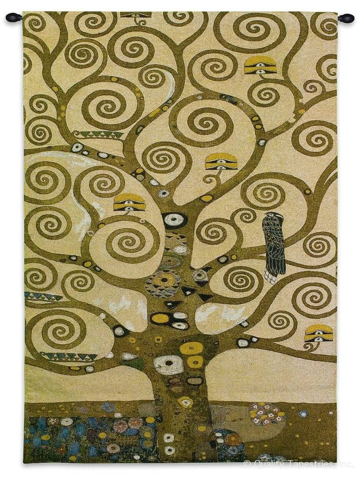 Gustav Klimt Tree of Life Wall Tapestry