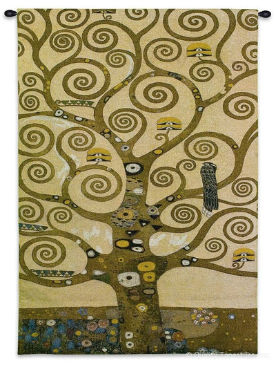 Gustav Klimt Tree of Life Wall Tapestry