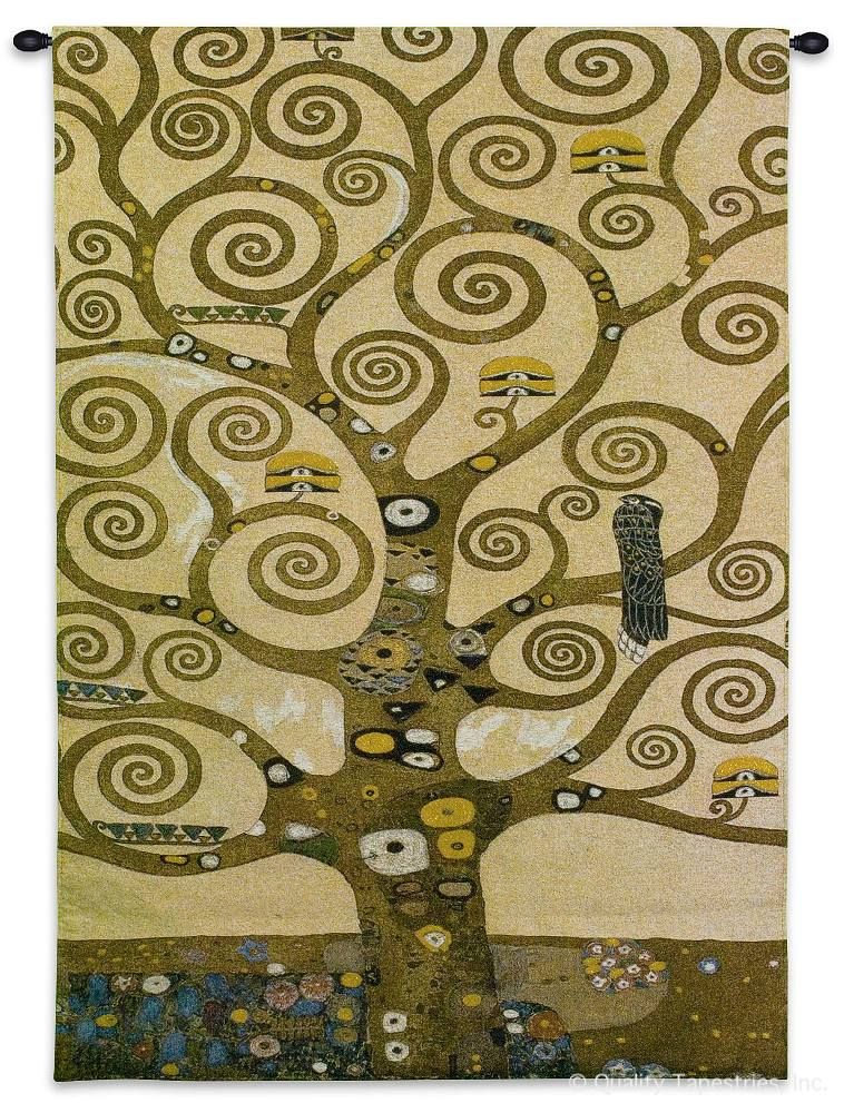 Gustav Klimt Tree of Life Wall Tapestry