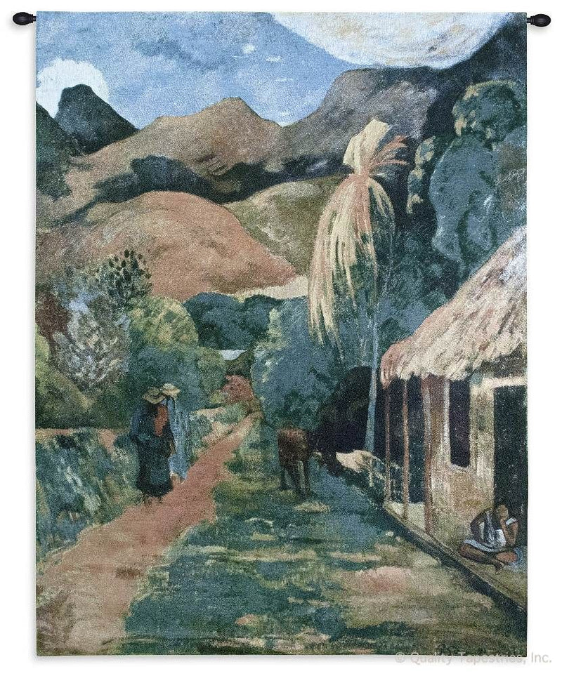 Paul Gauguin Chemin a Papeete Wall Tapestry