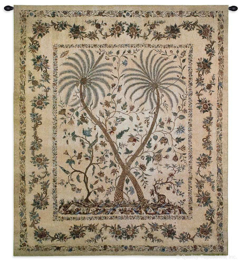 Tropical Palm Trees Wall Tapestry