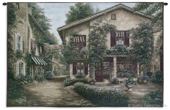 European Village Wall Tapestry