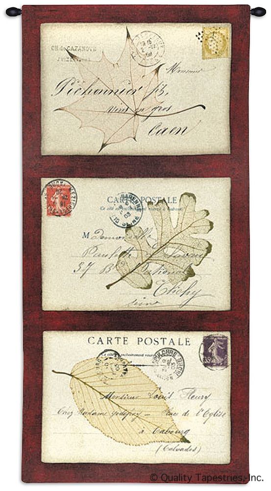 Leaf Envelopes Wall Tapestry