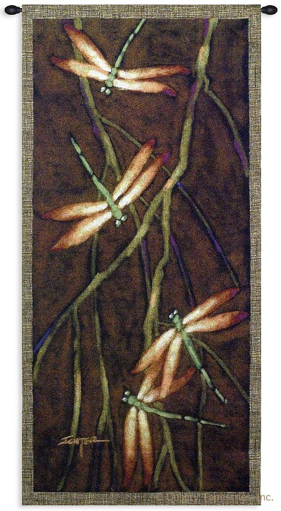 Dragonfly October Song II Wall Tapestry