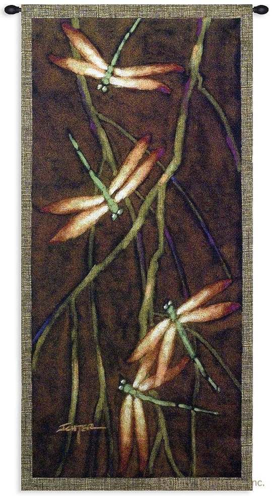 Dragonfly October Song II Wall Tapestry